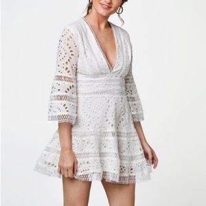 NWT O.P.T Faith Eyelet Dress
